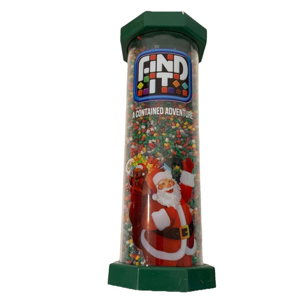 Find It Games Tube Seek & Find 2014 Santa 12 Days Of Christmas Holiday